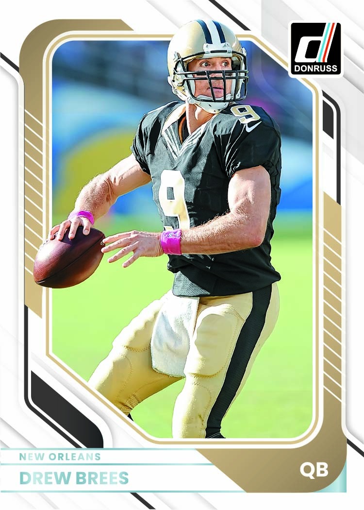 Drew Brees trading card