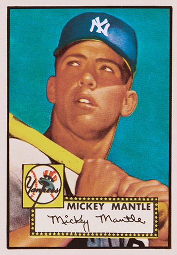 Mickey Mantle vintage card